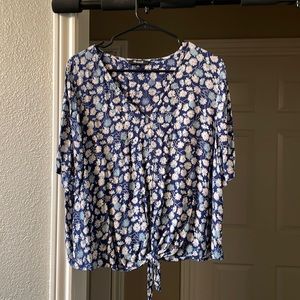 Madewell short sleeve blouse